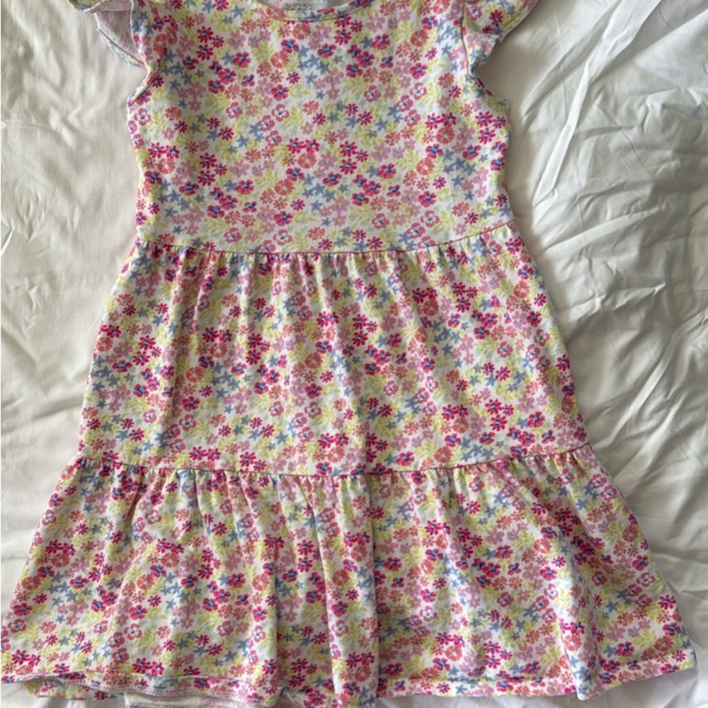 Jumping Beans Multicolor Floral Kids Dress